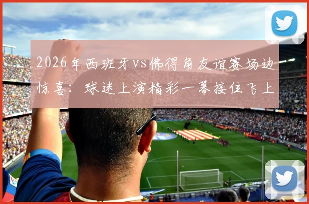 2026年西班牙vs佛得角友谊赛场边惊喜：球迷上演精彩一幕接住飞上看台的足球，全场喝彩